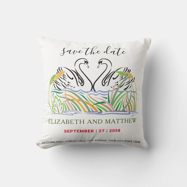 Minimalist Elegant Love Design Cushion (Front)