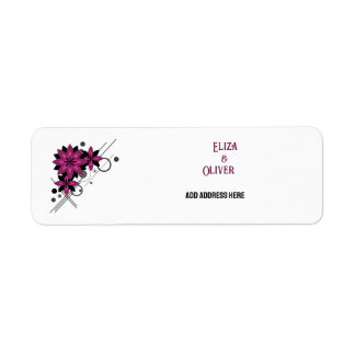 Minimalist elegant modern luxury Burgundy floral