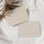 Minimalist Elegant Modern Officiant Proposal Card<br><div class="desc">Design features an handwritten font and modern minimalist design. Designed to coordinate with for the «SERENA» Wedding Invitation Collection. To change details, click «Personalise». To move the text or change the size, font, or colour, click «Click to customise further» It. View the collection link on this page to see all...</div>