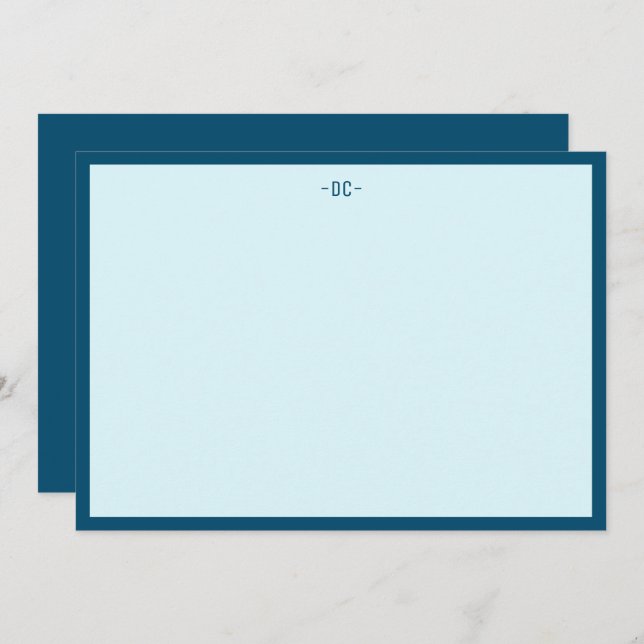 Minimalist Elegant Modern Template with Border (Front/Back)