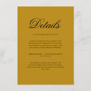 Minimalist Elegant Neutral Details Card