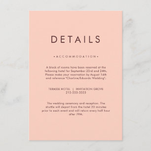 Minimalist Elegant Neutral Details Card
