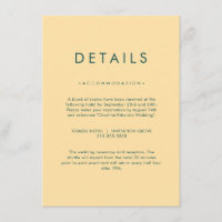 Minimalist Elegant Neutral Details Card