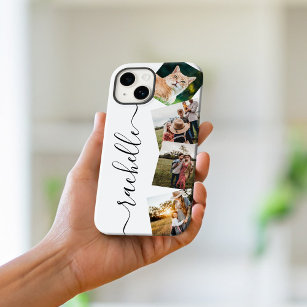 Minimalist Elegant Personalised Photo Collage iPhone 15 Pro Max Case