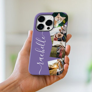 Minimalist Elegant Personalised Photo Collage iPhone 15 Pro Max Case