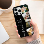 Minimalist Elegant Personalised Photo Collage iPhone 15 Pro Max Case<br><div class="desc">Minimalist Elegant Personalised Photo Collage iPhone Case</div>