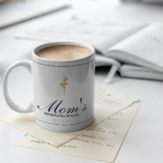 Minimalist elegant personalized christmas mug