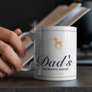 Minimalist elegant personalized christmas mug