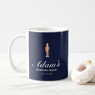 Minimalist elegant personalized christmas mug