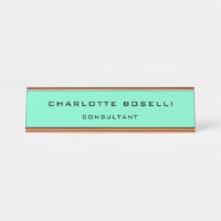 Minimalist Elegant Professional Green Blue