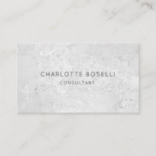 Minimalist Elegant Professional Premium Thick Grey Business Card
