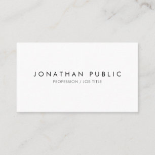 Minimalist Elegant Professional Template Modern Business Card