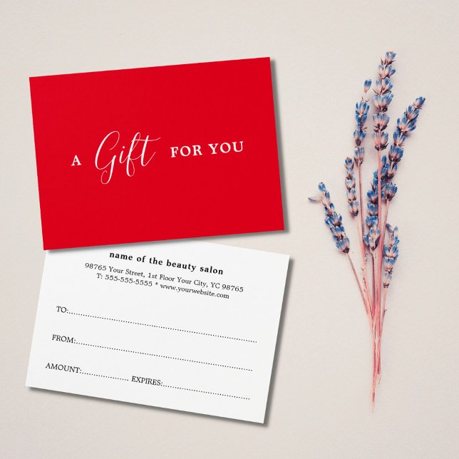 Minimalist Elegant Red White Beauty (Creator Uploaded)