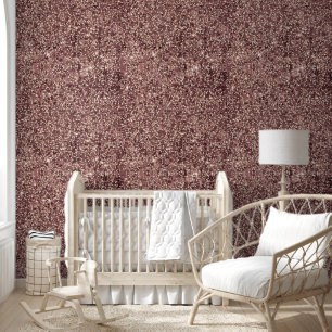 Minimalist Elegant Rose Gold Glitter Patterns Wallpaper
