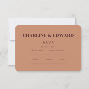 Minimalist Elegant   RSVP & QR Website