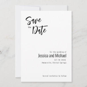 💍 Minimalist Elegant Save The Date