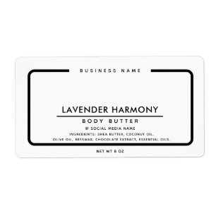 Minimalist elegant simple modern black white