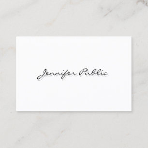 Minimalist Elegant Simple Template Professional Business Card