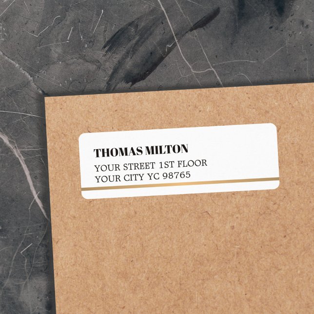 Minimalist Elegant Simple White Faux Copper Line (Creator Uploaded)