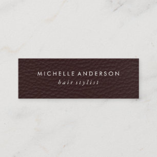 Minimalist Elegant Texture Mini Business Card
