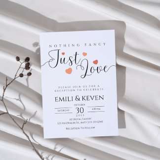 Minimalist Elegant Wedding Invitation