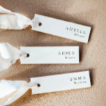 Minimalist Elegant Wedding Name Place Cards<br><div class="desc">Minimalist wedding name place cards with a simple & modern design—delivered untrimmed</div>