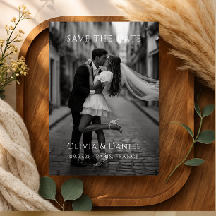 Minimalist Elegant Wedding Save the Date