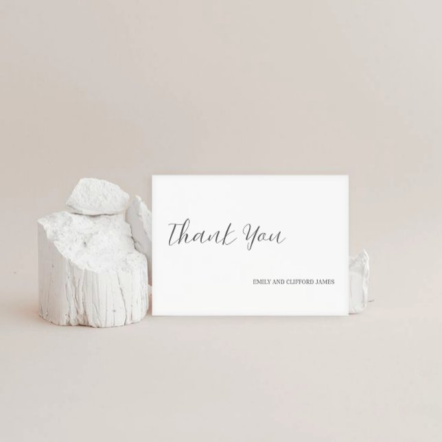 Minimalist Elegant Wedding Thank You (Creator Uploaded)