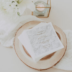 Minimalist Elegant Wedding Welcome Napkin