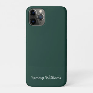 Minimalist Emerald Green Professional Simple Case-Mate iPhone Case