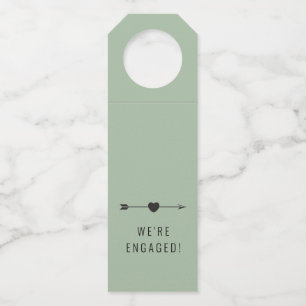 Minimalist   Engagement Seafoam   Bottle Hanger