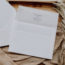 Minimalist Envelope Liner,  Monochrome Liner