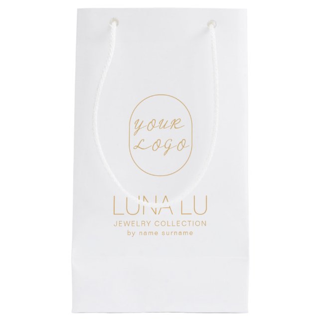 Minimalist Envelope Logo Shipping Paper Bag (Front)