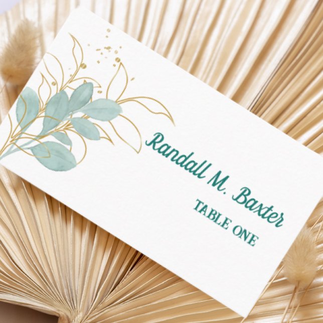 Minimalist Escort Place Card Template (Creator Uploaded)