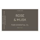 Minimalist Essential Oil Labels / Dropper bottle