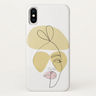 Minimalist Face Line Art Case-Mate iPhone Case