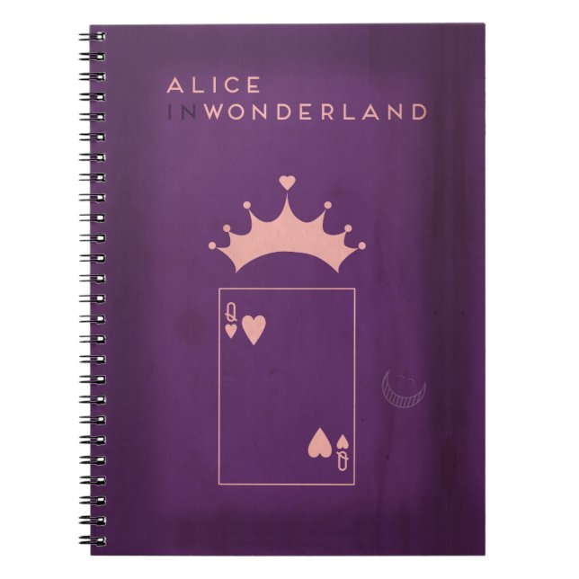 Minimalist Fairy Tales | Alice in Wonderland Notebook (Front)