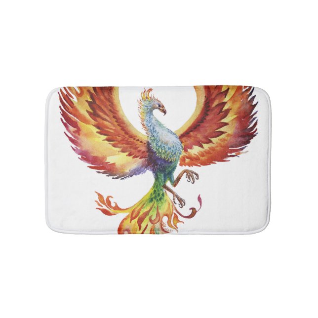 Minimalist Fashion Woman, Black Line Graphics. Bath Mat (Front)