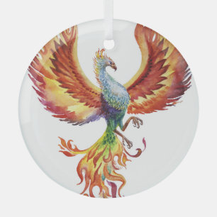 Minimalist Fashion Woman, Black Line Graphics. Glass Tree Decoration