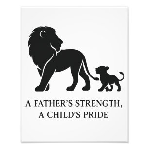 Minimalist Father’s Day Hero Photo Print