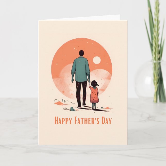 Minimalist Father's Day Card  (Front)