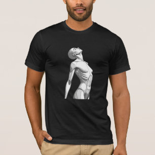 Minimalist Female Android Aesthetic Art - Bold Fut T-Shirt