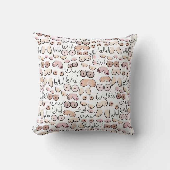minimalist feminist design cushion (Front)