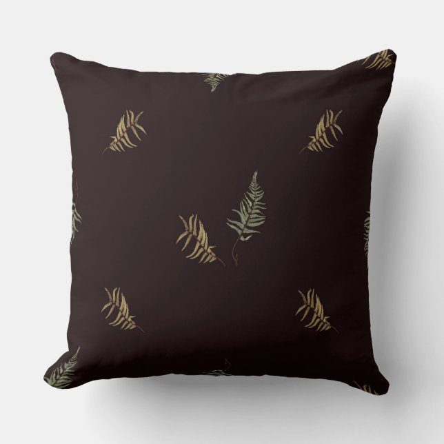 Minimalist Fern Cushion (Front)