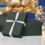 Minimalist Fir Green Plain Solid Simple Colour  Wrapping Paper<br><div class="desc">Introducing our "Minimalist Fir Green Plain Solid Simple Colour Wrapping Paper"! This elegant wrapping paper features a rich fir green hue, perfect for adding a touch of sophistication to any gift. Its minimalist design makes it versatile for various occasions, from birthdays to holidays. Message us for more designs or products....</div>