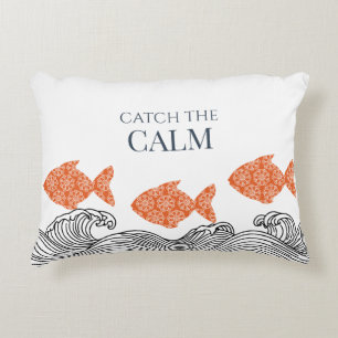 Minimalist Fish Accent Pillow