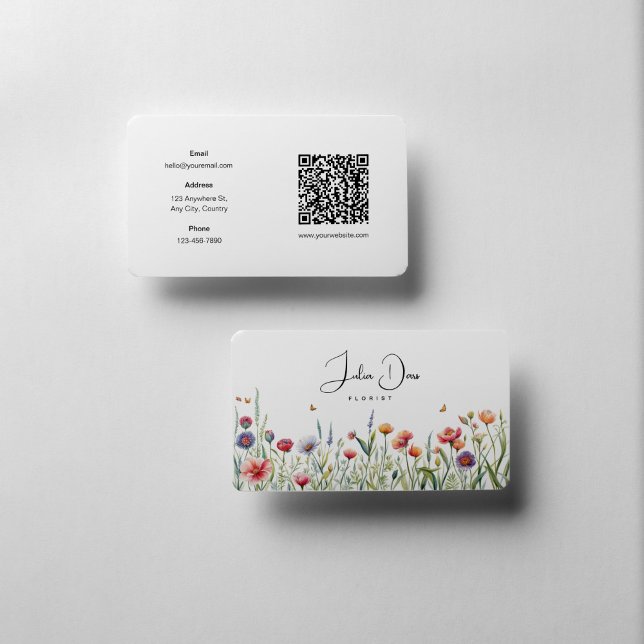 Minimalist Floral Business card (Creator Uploaded)