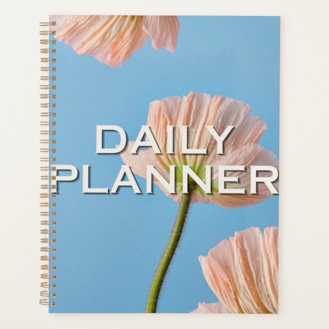 Minimalist Floral Daily planner (Front)