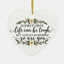 Minimalist Floral Inspirational Quote Design