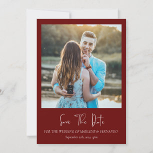 Minimalist Floral Save the Date